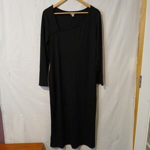 Long Sleeve‎ Sweater Dress - A New Day Black Junior XL Size 15